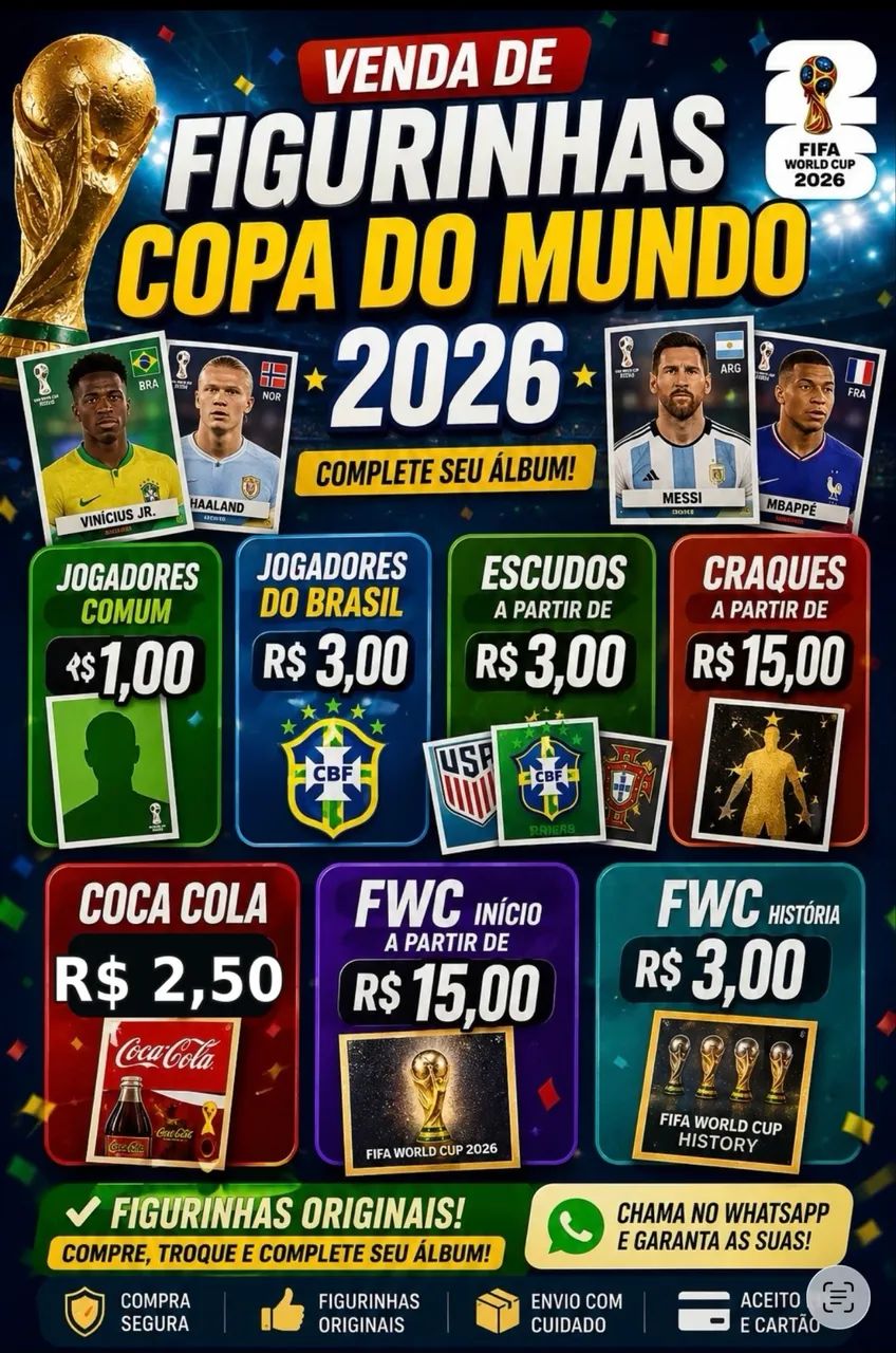 Figurinhas copa do mundo 2026 - Foto 2