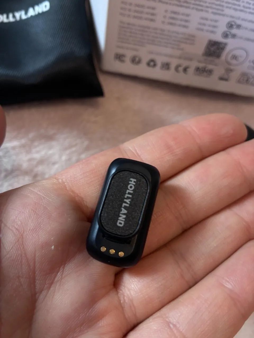 Hollyland Lark A1 Combo 2 microfones USB-C e Lightning - Foto 3