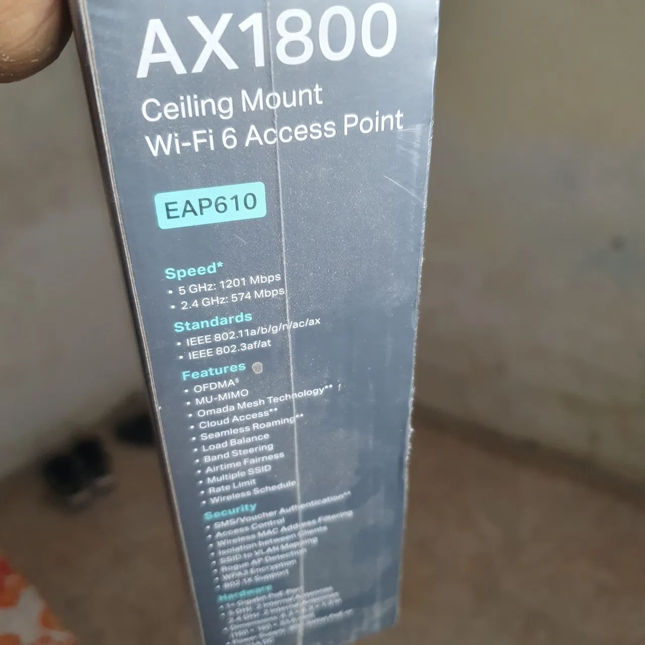 Access Point TP-Link Wireless 6 AX1800 EAP610 Montável em Teto - Foto 4