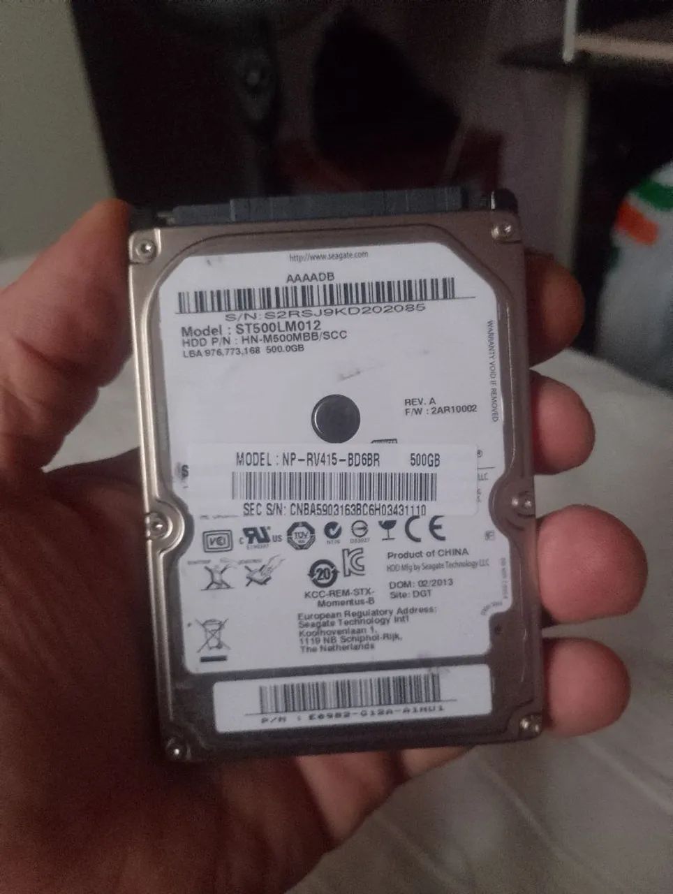 HD de notebook 500Gb - Foto 2