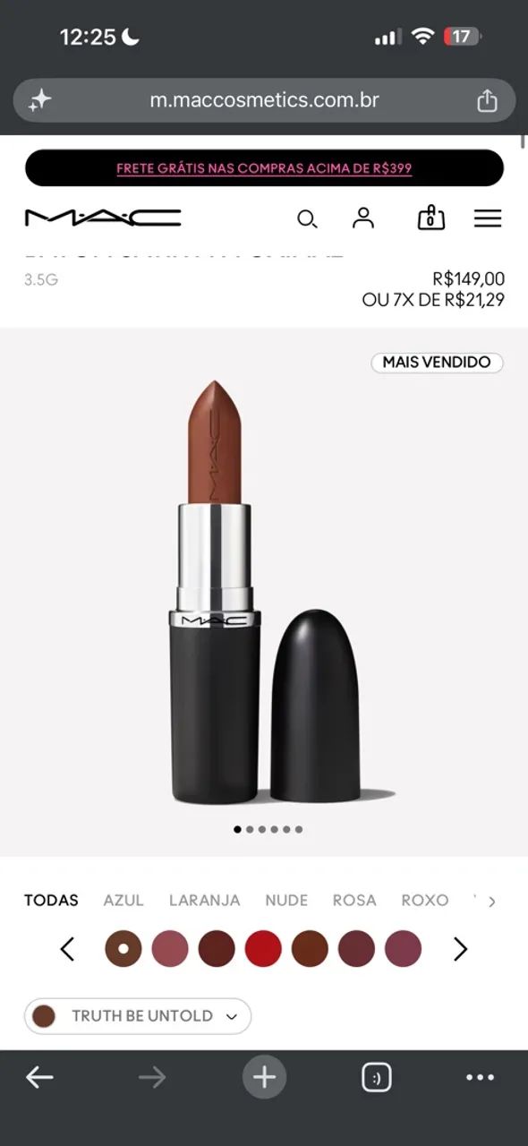MAC batom Truth To Be Untold - Foto 4