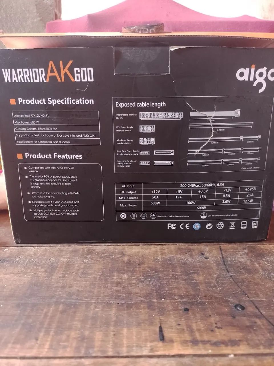 Fonte WARRIOR AK600 - Foto 3