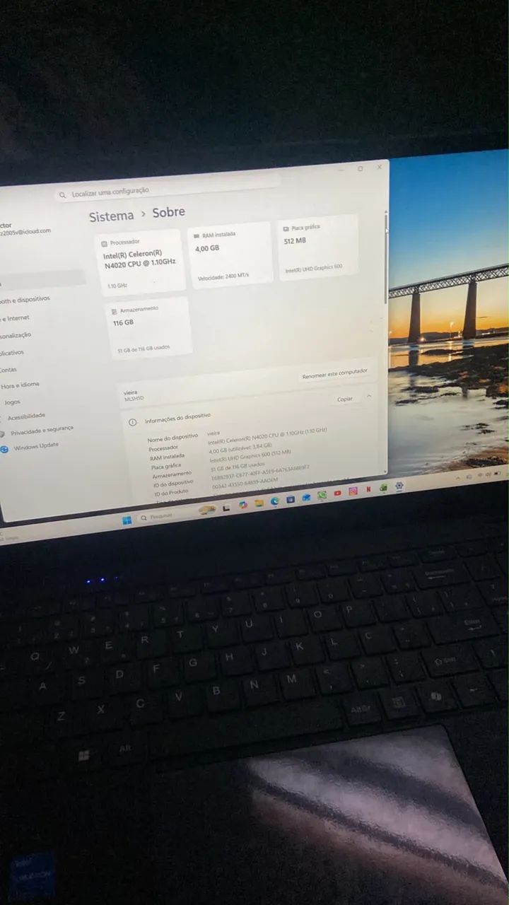 Notebook ultra Intel celeron - Foto 5