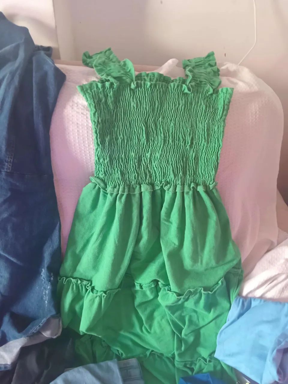 Vestido verde elegante e bonito usado,mas conservado!! - Foto 3