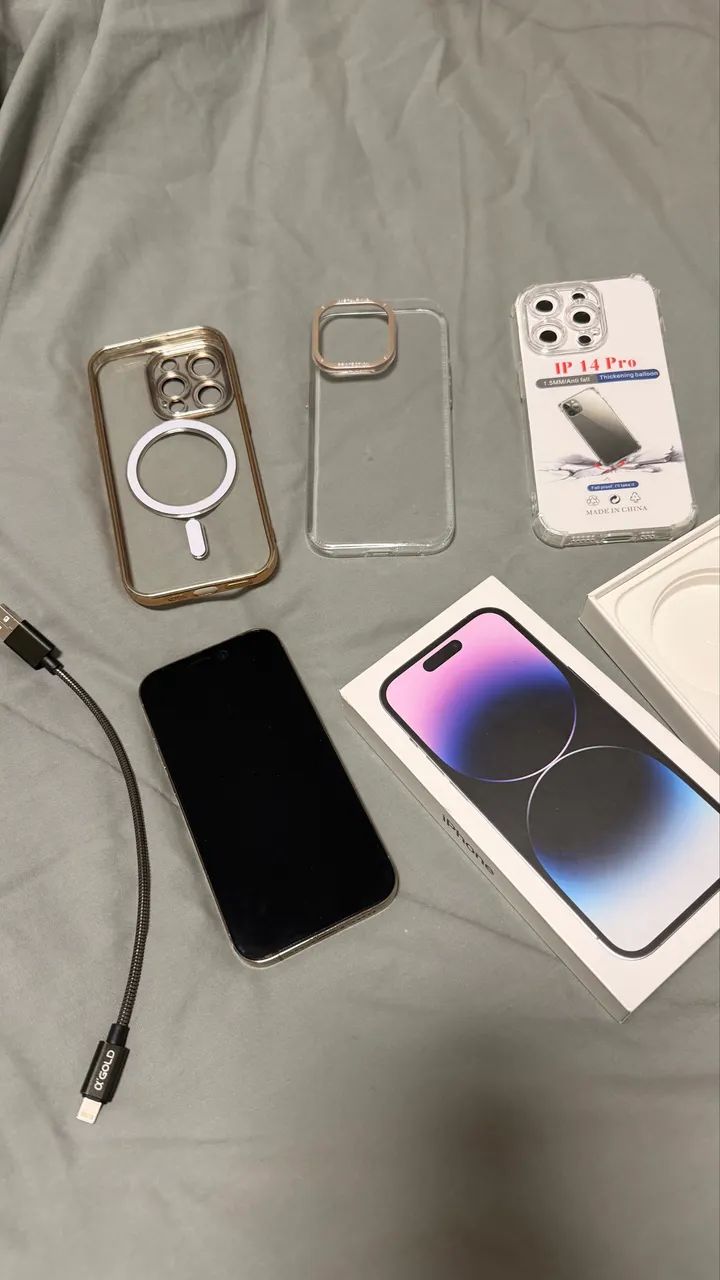 iPhone 14 Pro Titanium 256g impecável  - Foto 4