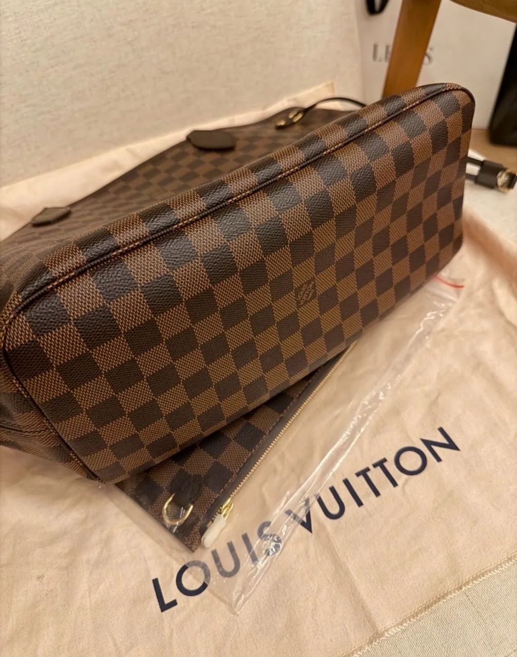 Bolsa Neverfull Louis Vuitton  - Foto 4