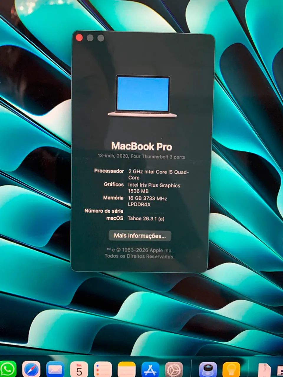 MacBook Pro 13 2020 A2251 | 16GB RAM | SSD 512GB - Notebooks