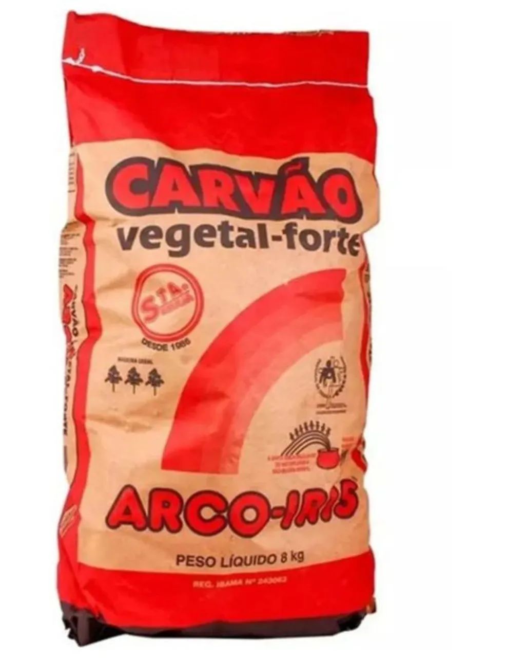 Carvão arco íris