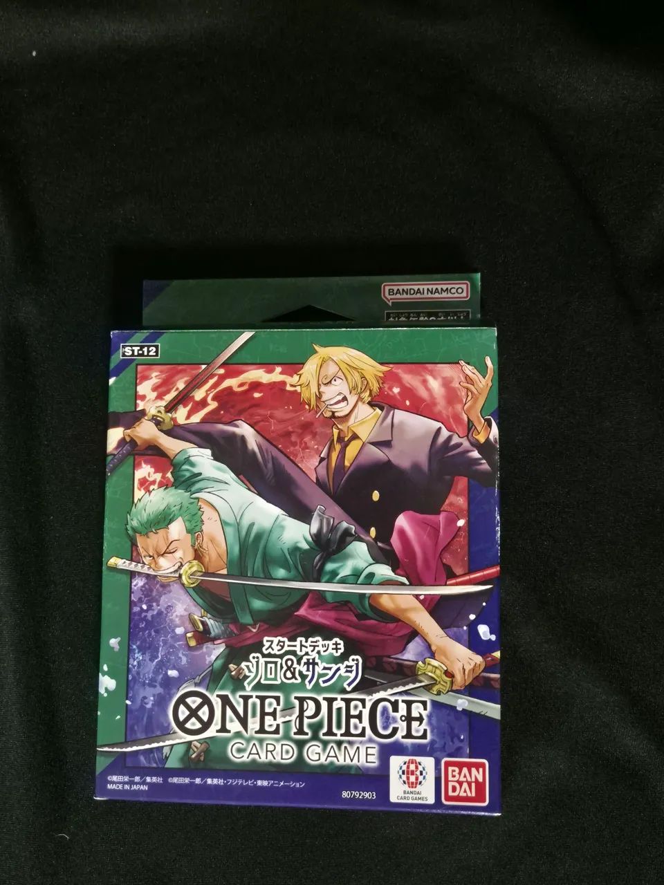 One Piece Card Game (JAP) Deck Inicial ST-12 Zoro e Sanji em Japonês Lacrado