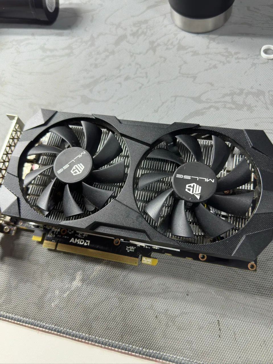 Placa de vídeo RX 580 com defeito 