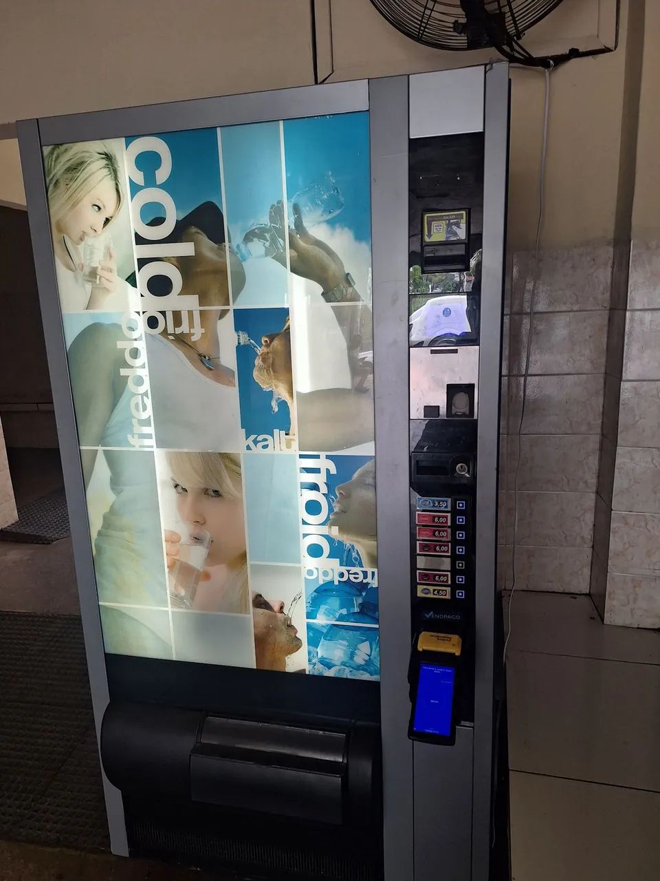 Vending machine bebidas geladas 