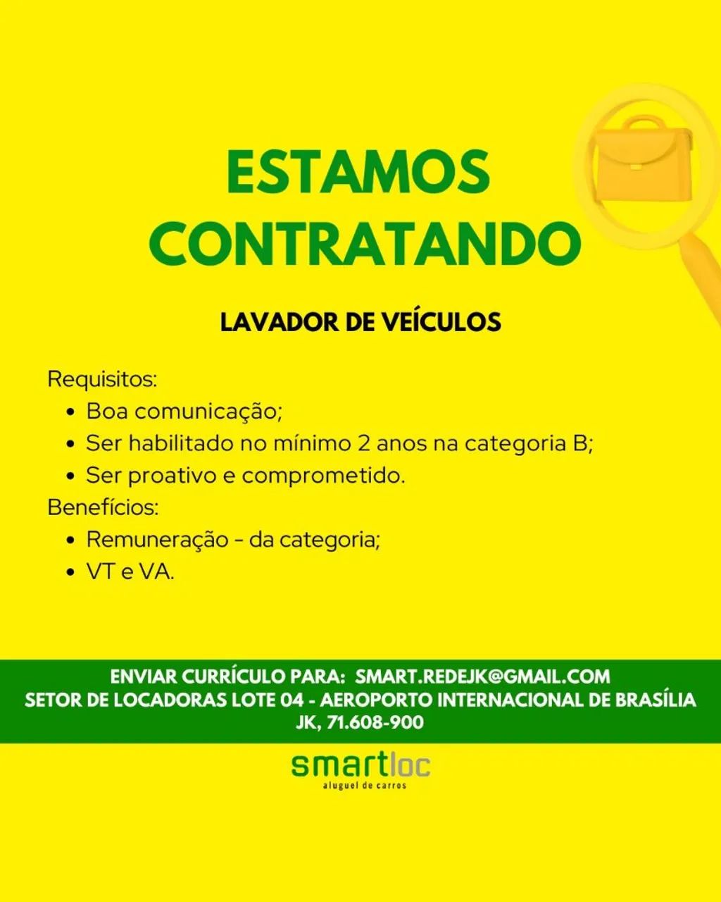 VAGA DE EMPREGO