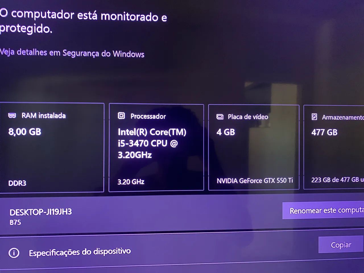 pc i5 3470 GTX 550TI - Foto 2