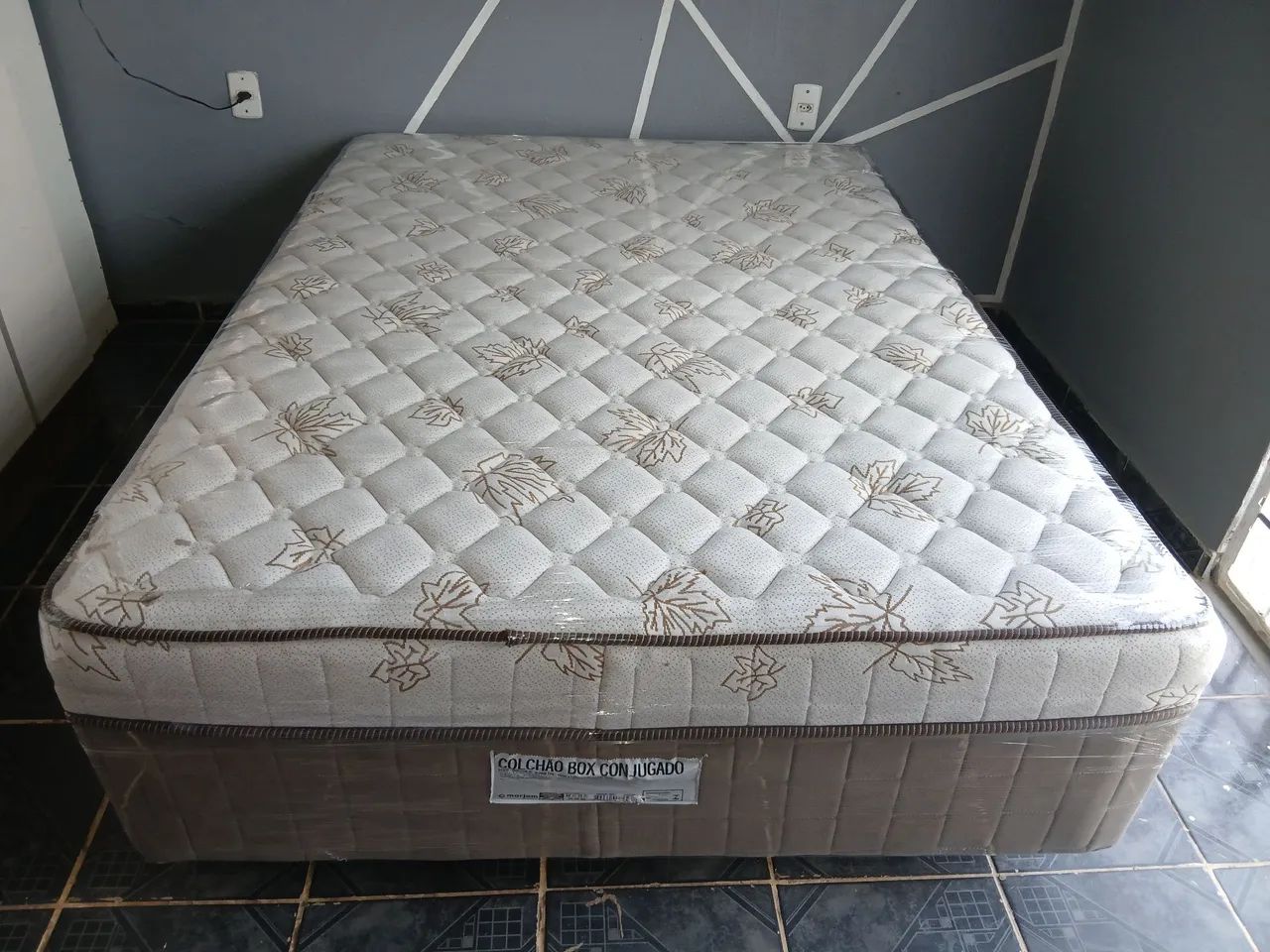 Cama Box Casal De Espuma Higienizada - Foto 4