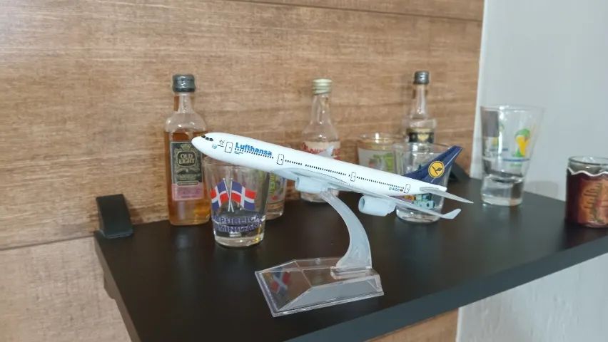 AVIÕES MINIATURA LUFTHANSA - 16cm  DECORAÇÃO E DESTAQUE - Foto 3