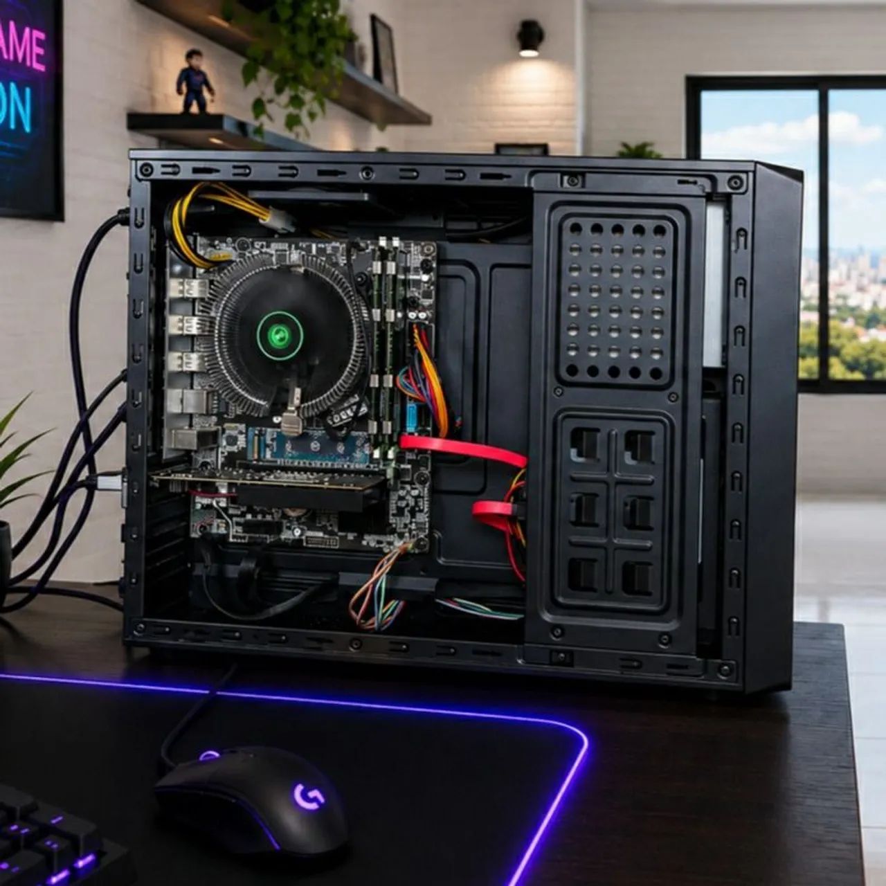 PC Slim Xeon 6 Cores 8GB RAM SSD 240GB (Ideal p/ Escritório/comércio/Estudos) - Foto 2