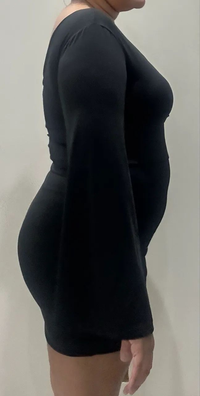 Vestido Preto com amarrações  - Foto 4