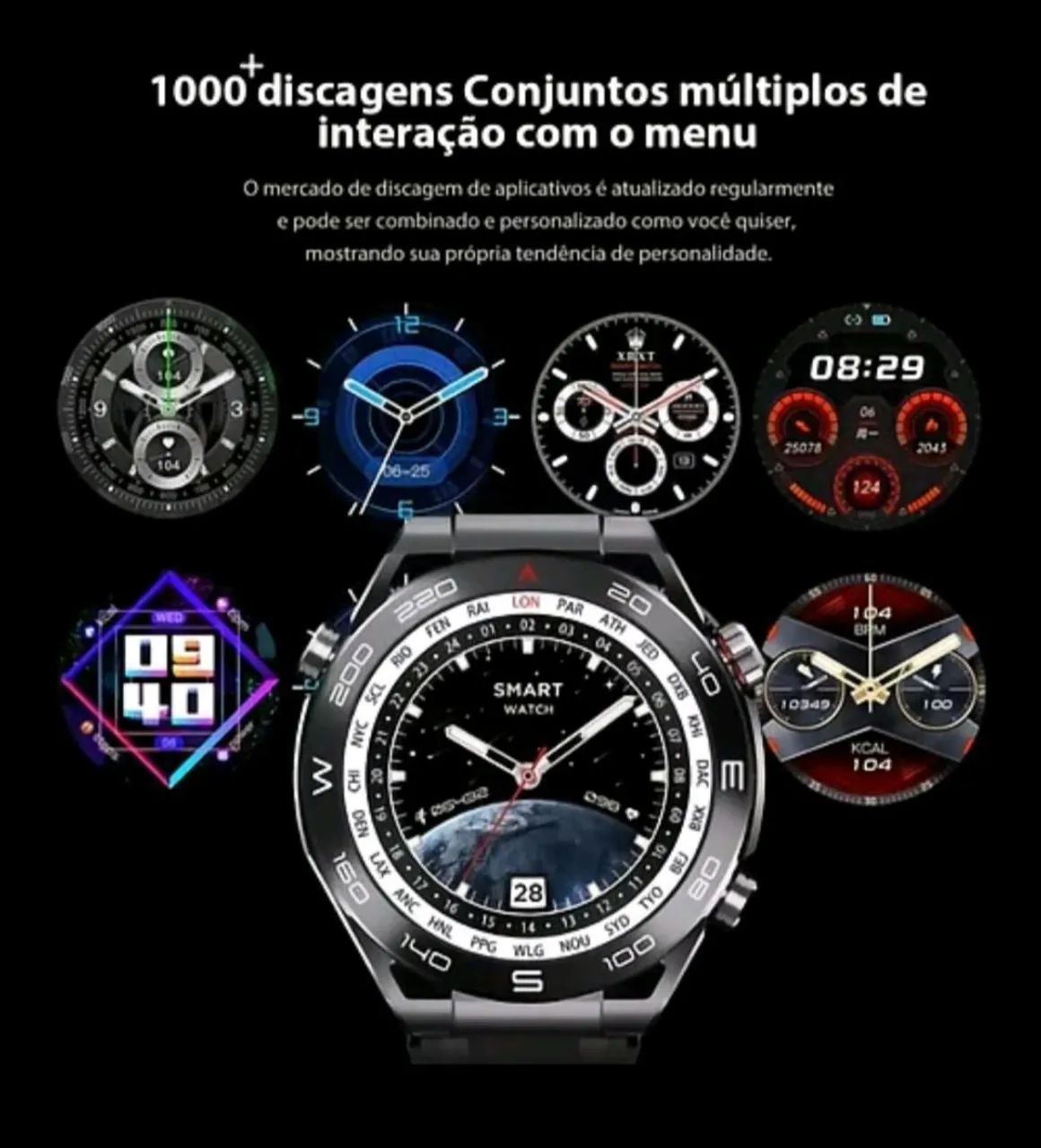 SmartWatch X5PROMAX IP67 NFC AMOLED  - Foto 2