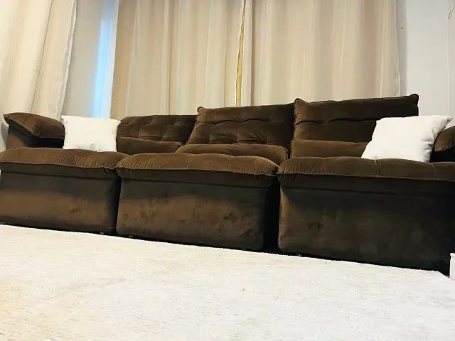 Sofá Retrátil e Reclinável 3,20 m - Sob Medida - Foto 5