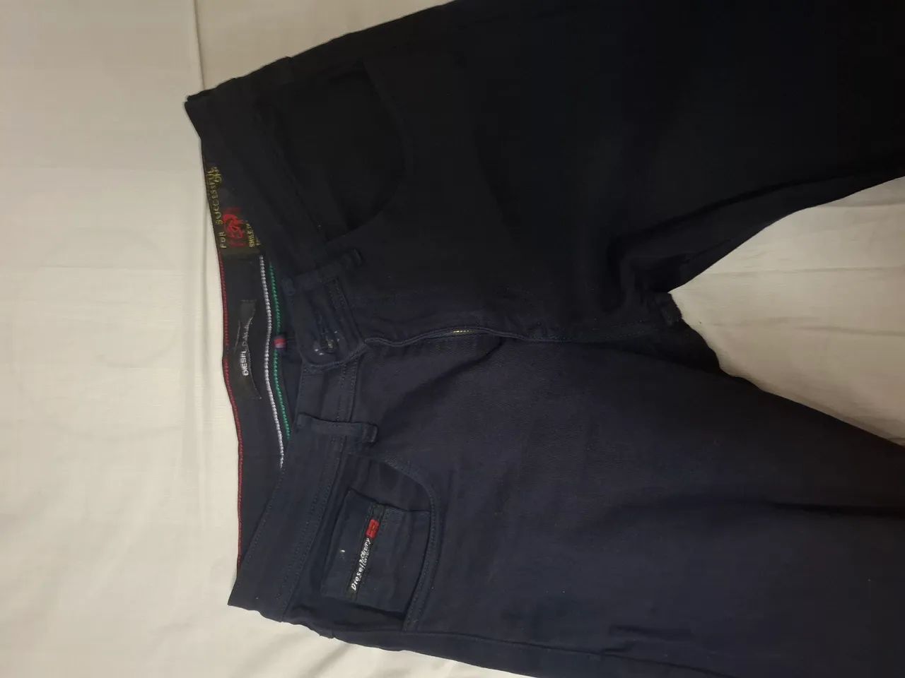 Calça Jeans Diesel azul marinho - Foto 2