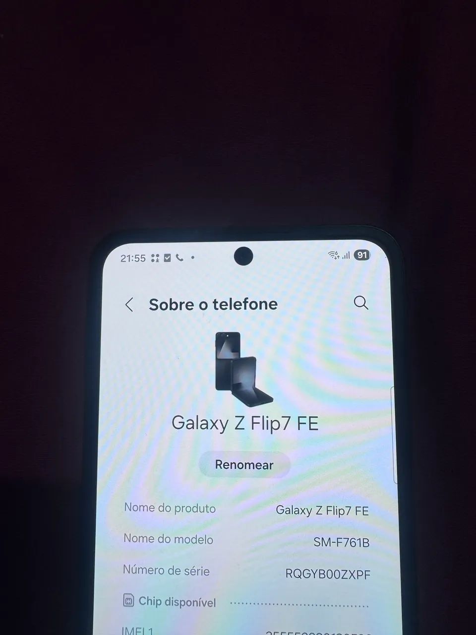 Samsung zflip 7 f é 128g  - Foto 2