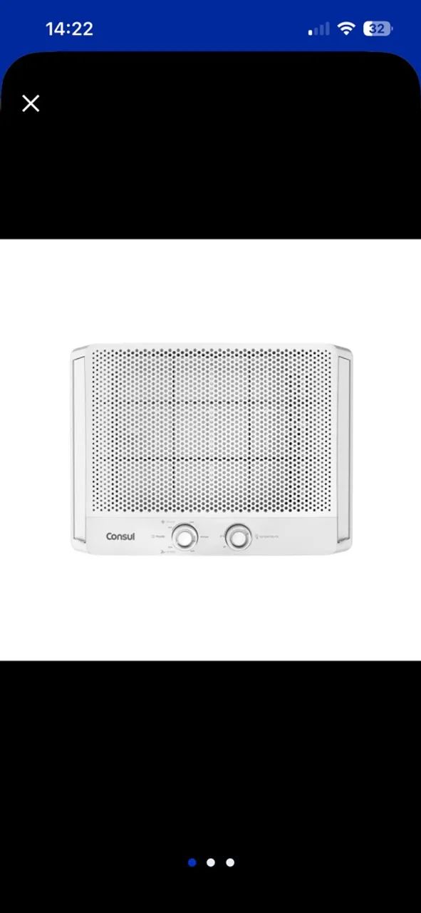 Ar condicionado 7.500 BTU zero Nunca usado 
