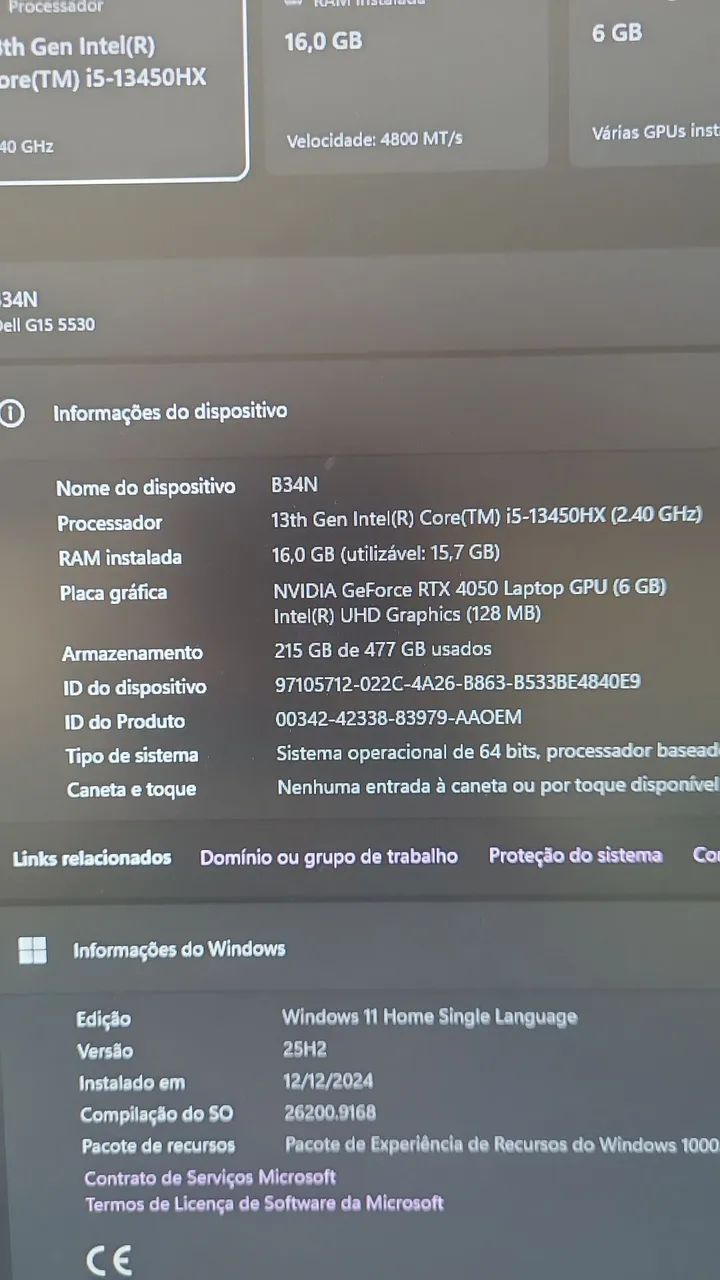 Notebook Dell G15 - Foto 3
