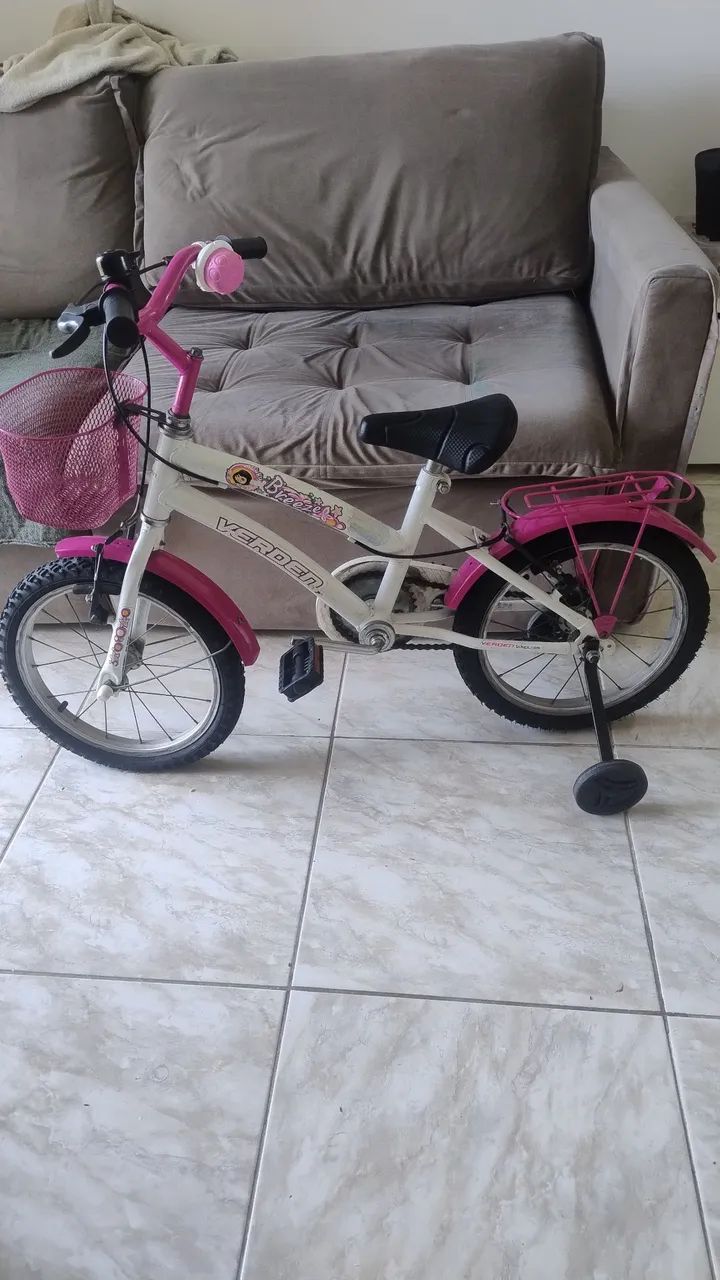 Bicicleta infantil aro 16 freio cesto e buzina  - Foto 2