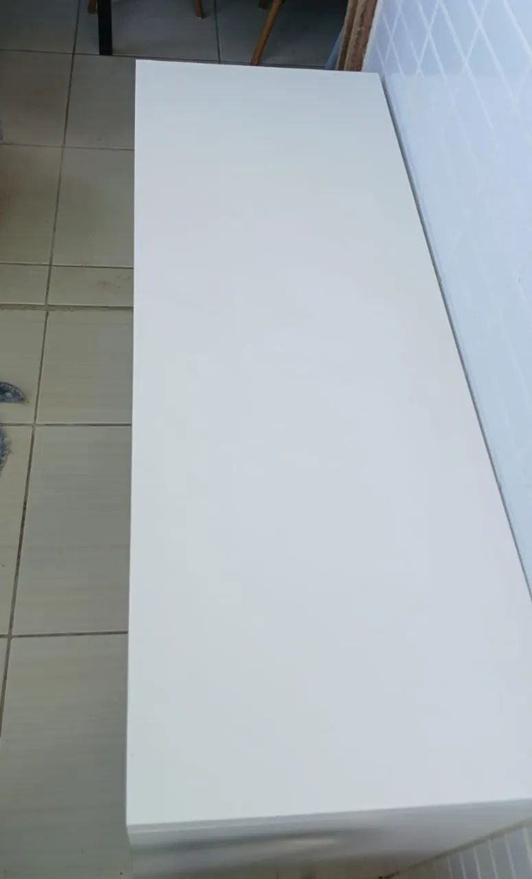 Escrivaninha Branca - Conservada - Foto 2