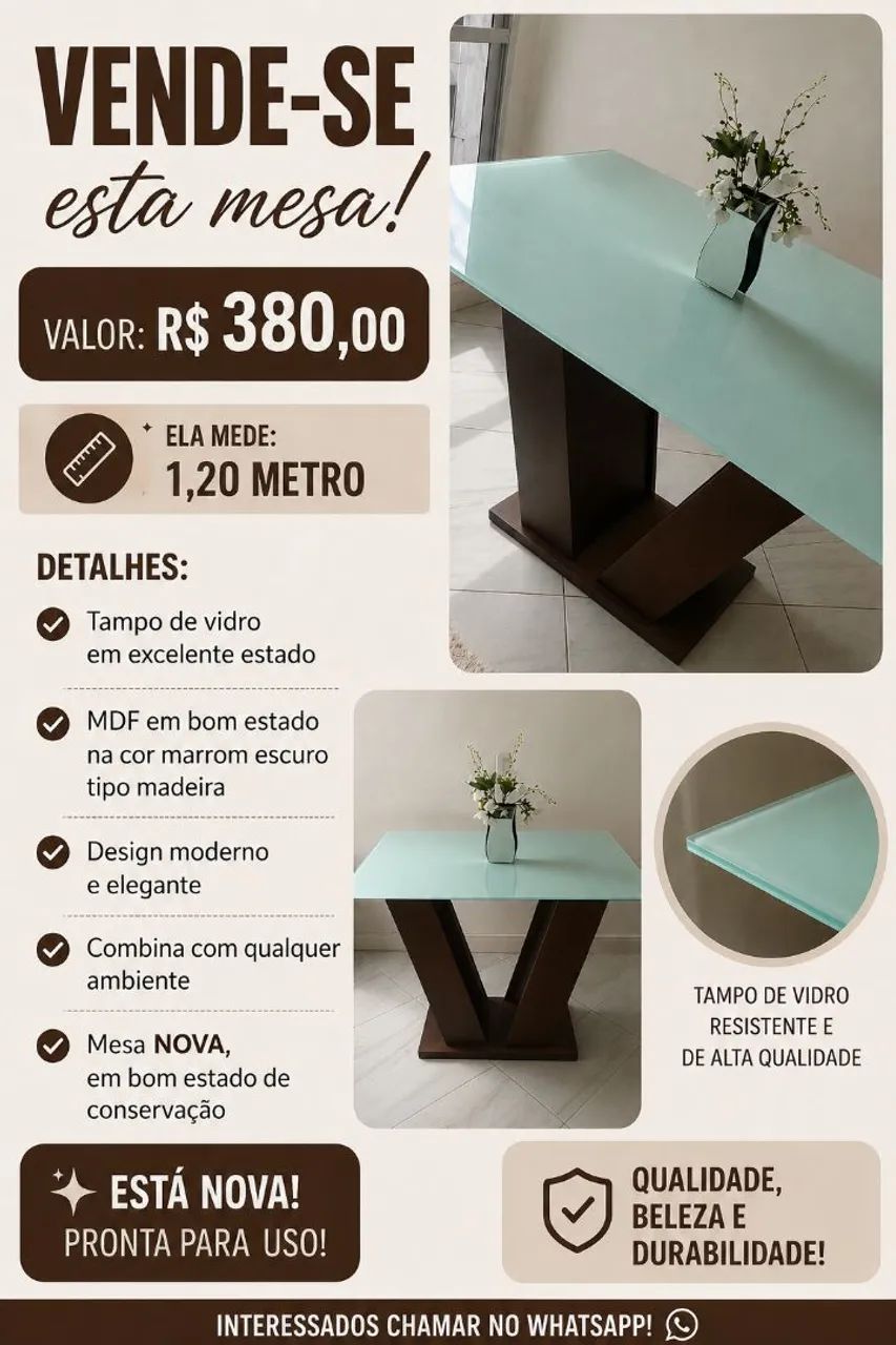 Mesa de jantar.