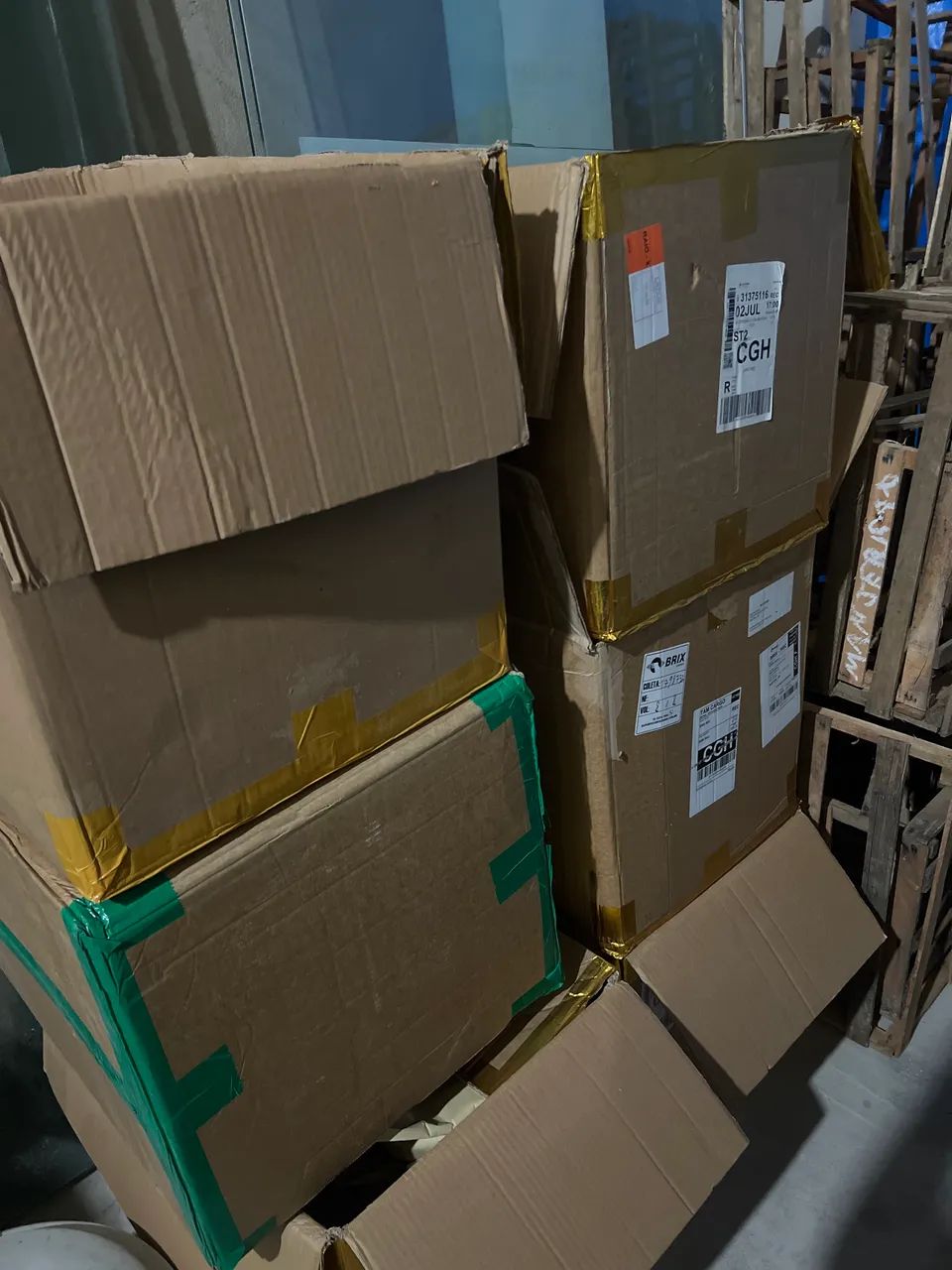 Caixas de papelão para mudança 