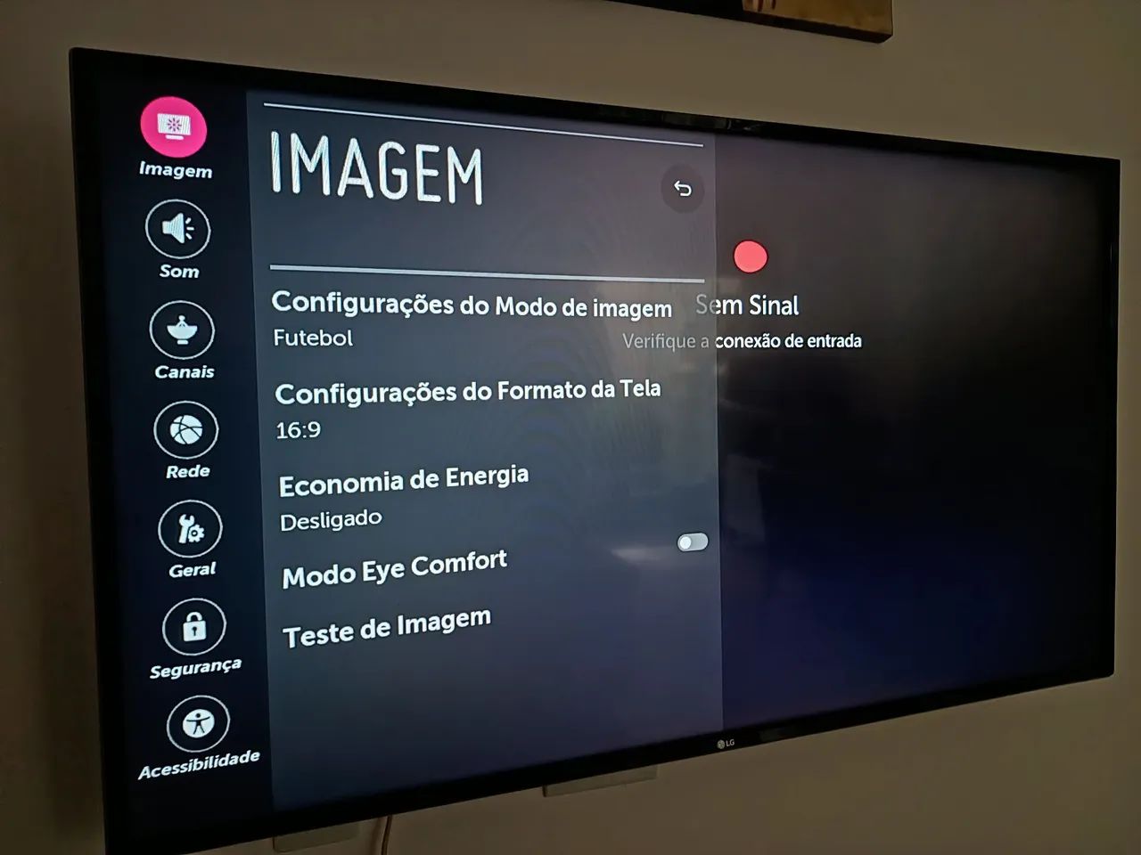 TV LG 49 POLEGADAS ? TELA PERFEITA + CONTROLE ORIGINAL - Foto 4