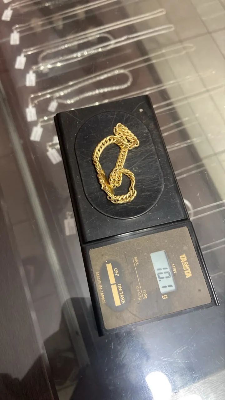 Pulseira de ouro de 18K, Nova 10gramas