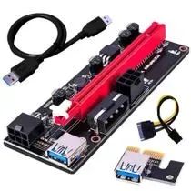 Cabo Pcie Riser para Mineração Cabo, GPU, PCI Express X16