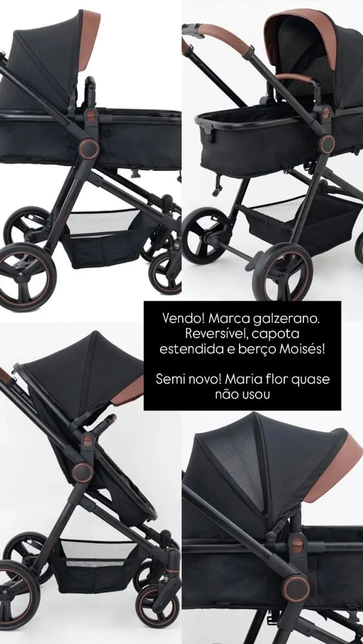 Carrinho de bebê galzerano - Foto 5