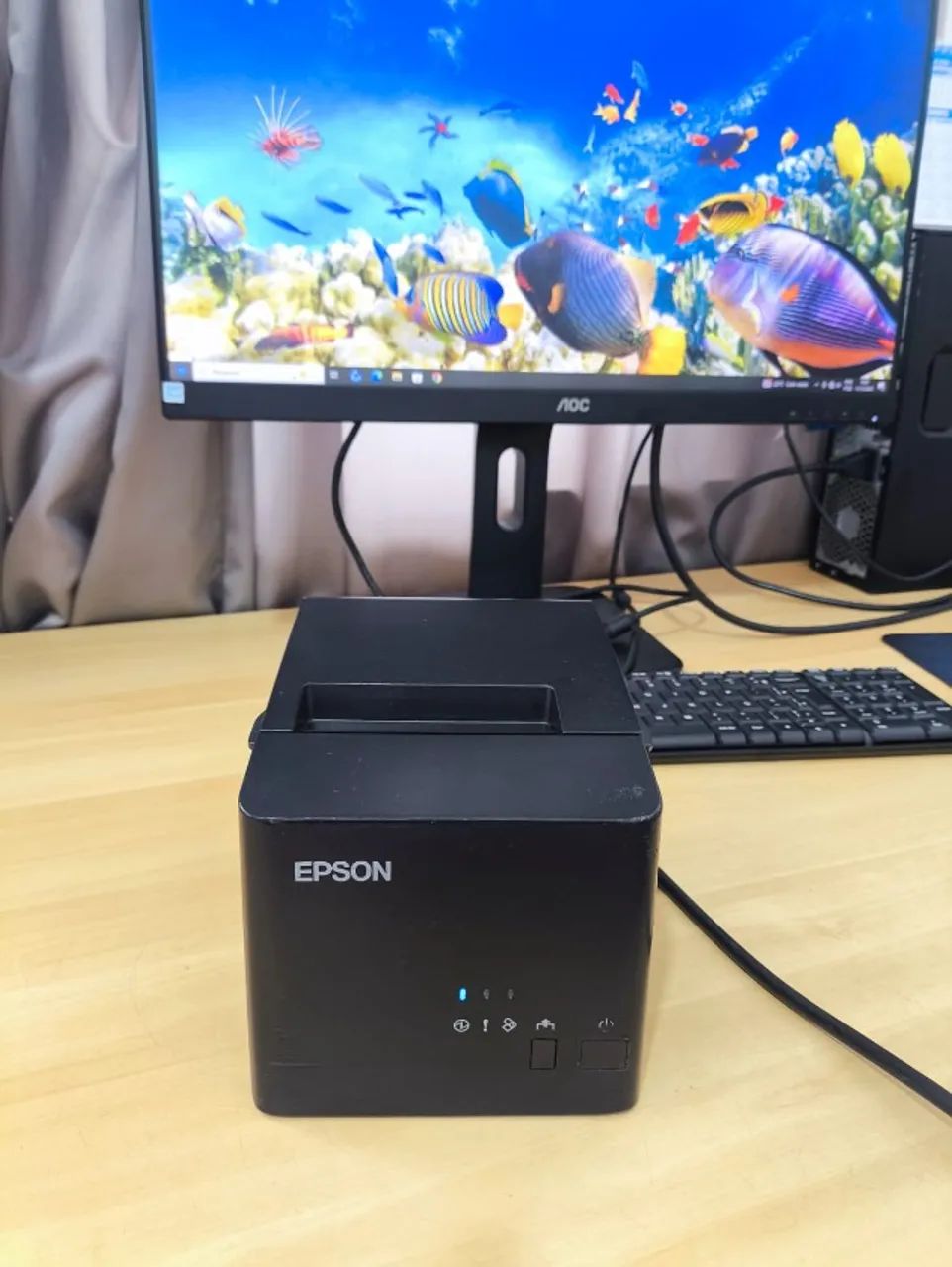 Impressora térmica de cupom com rede Ethernet Epson T20x - Foto 4