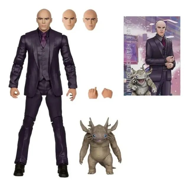 Mcfarlane Lex Luthor com kaiju bonecos colecionaveis - Foto 4