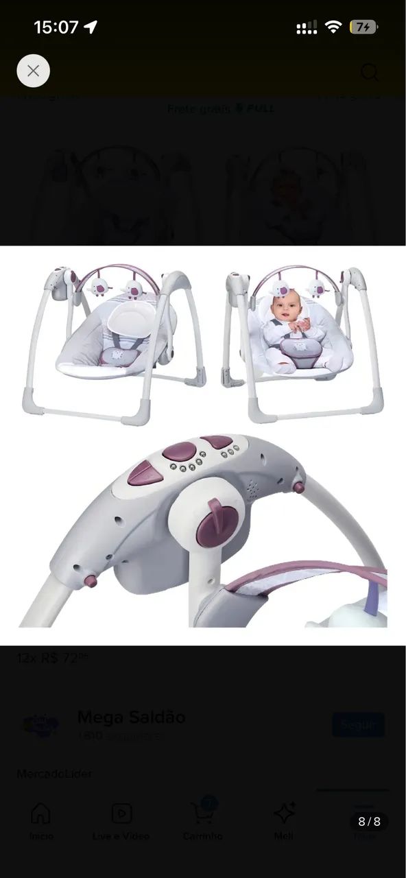 Cadeira automática elétrica mustela 