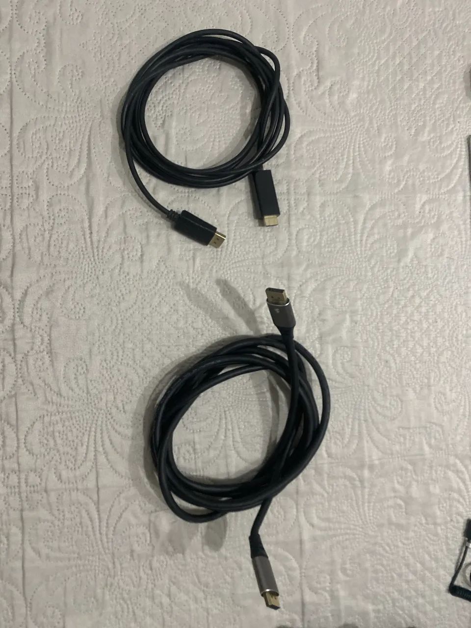 Cabos Displayport Ultra hd 4k + acessórios 