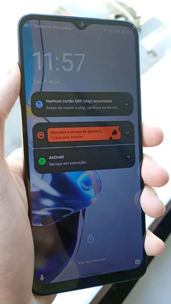 Moto e22 128gb só com um detalhe 