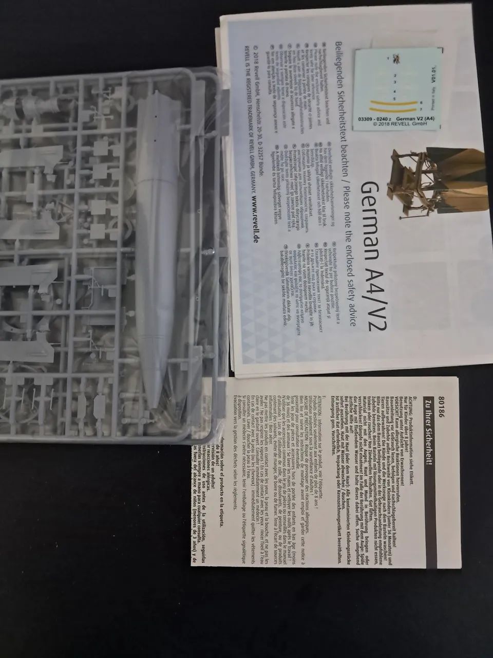 Kit Revell Plástico German A4/V2 Rocket - Foto 2