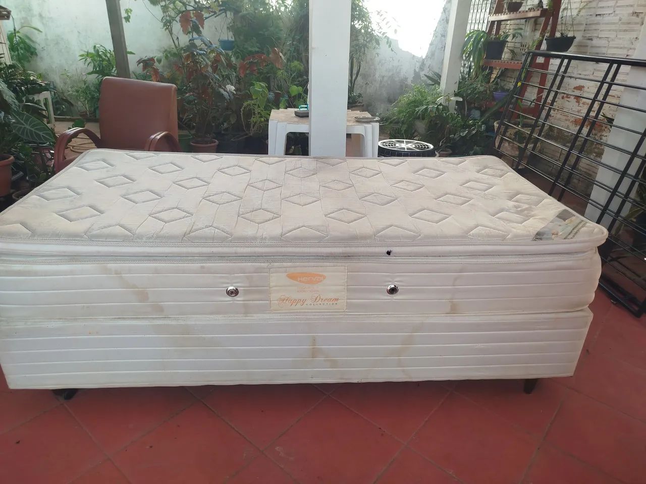 Cama solteiro molas ensacadas