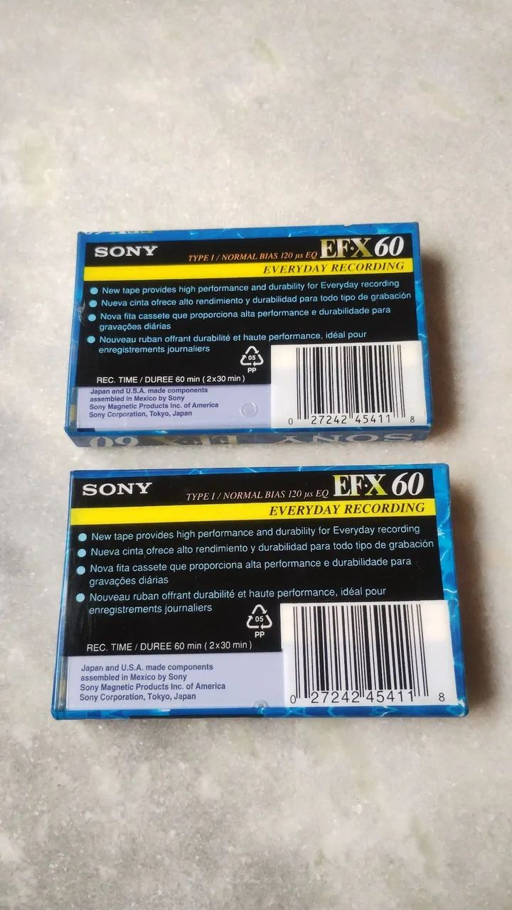 Fita cassete Sony- kit c/3 - Foto 2
