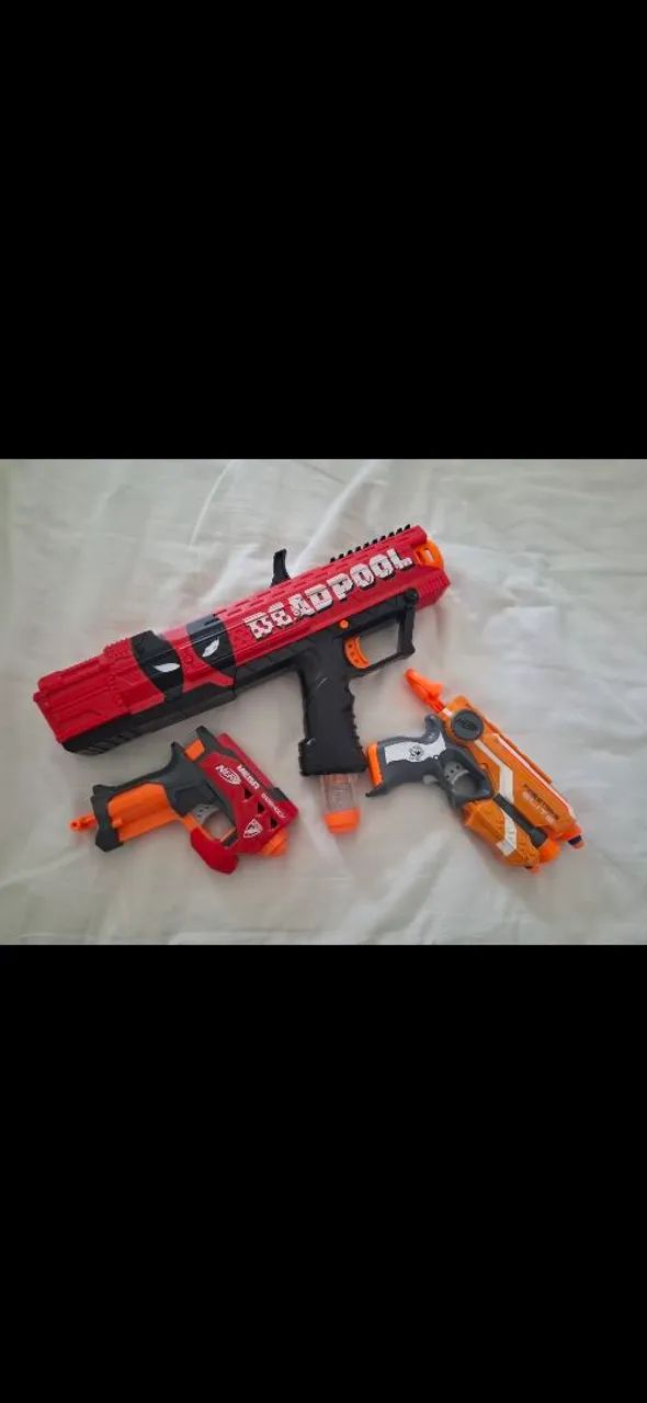 Nerf Rival Edição Limitada Deadpool, mais 2 nerfs grátis  - Foto 4