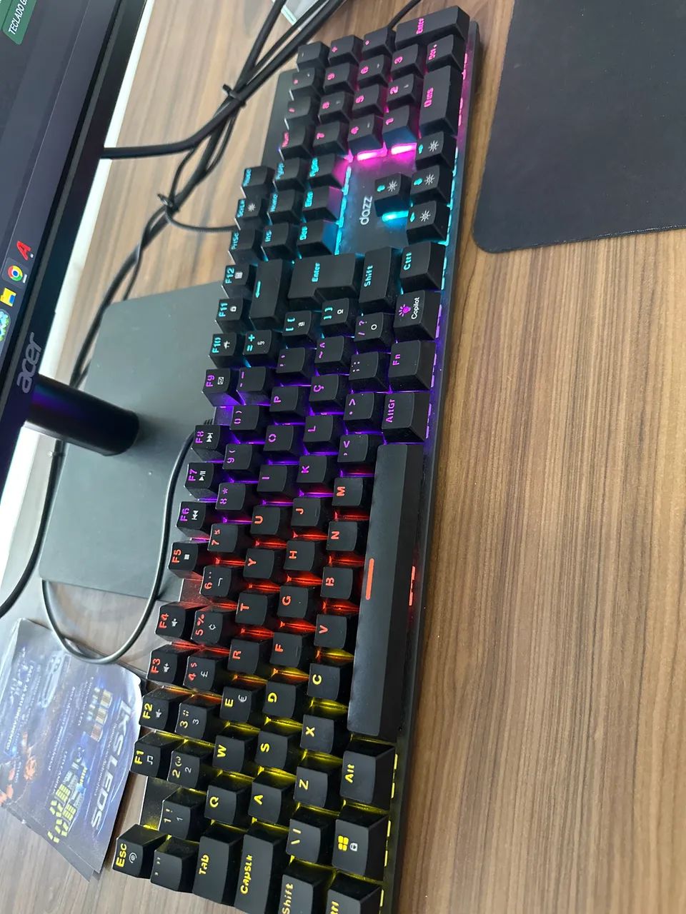 TECLADO GAMER MECANICO ORION ESSENTIAL - Foto 4