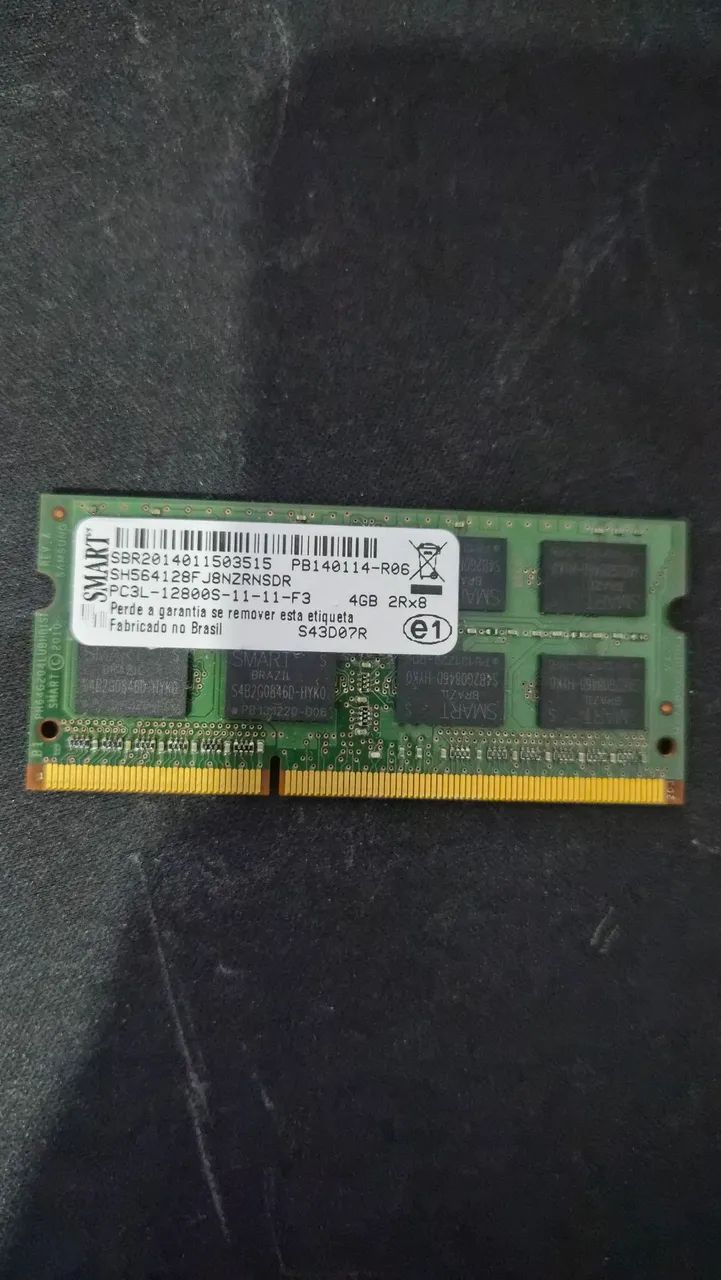 Memória Ram SMART DDR3 4GB para Notebook