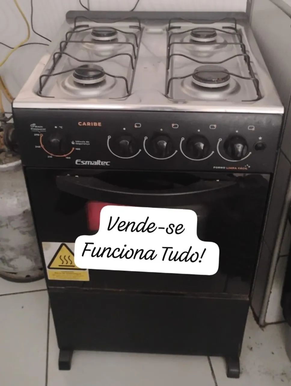 Fogão Esmaltec 4 bocas automático-Muito Pouco uso - Foto 5
