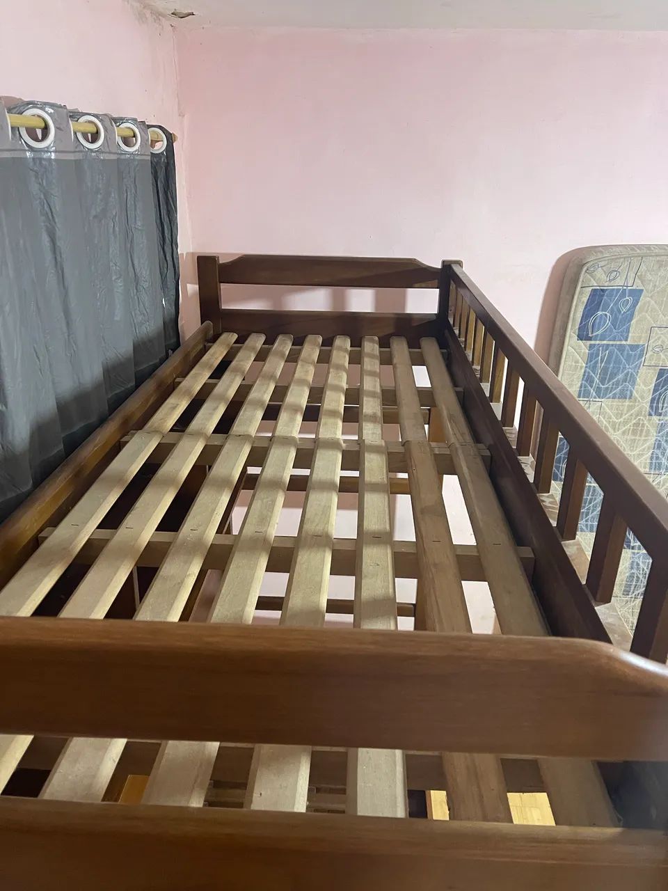 Cama beliche madeira rústica 470981239563233282