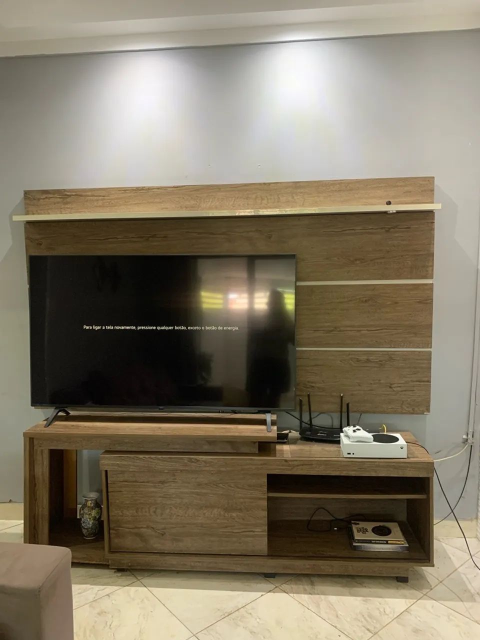 Rack com painel