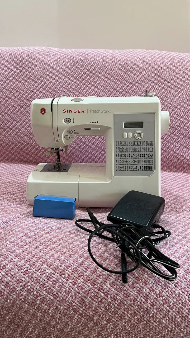 Máquina de Costura Singer Patcwork Usada - Foto 3